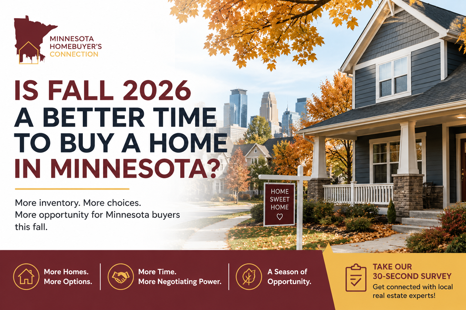 Autumn Might Be Your Best Chance to Buy a Home in MN
